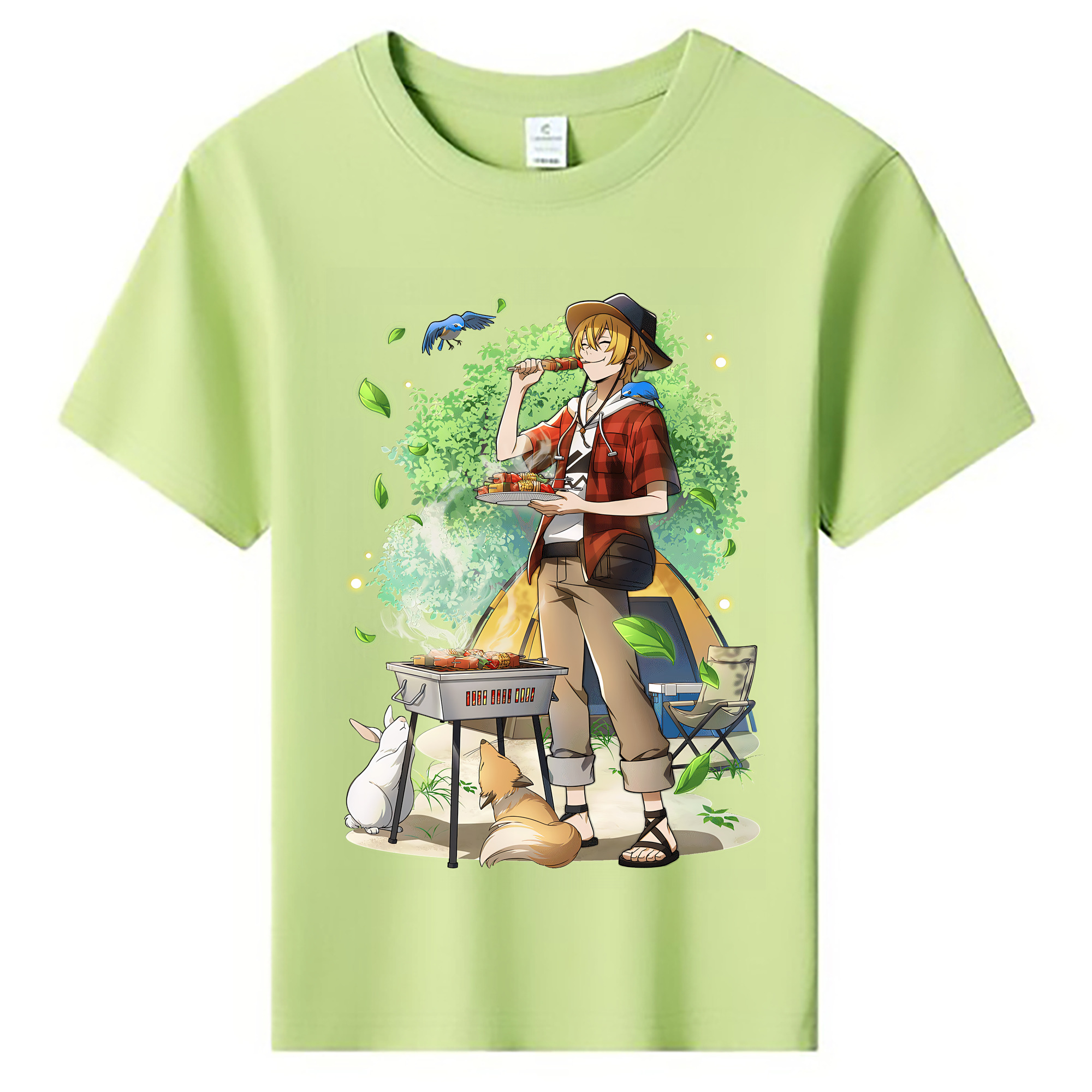 （画像用） 文豪ストレイドッグス Bungo Stray Dogs 綿100％キッズTシャツ（フロントプリント）